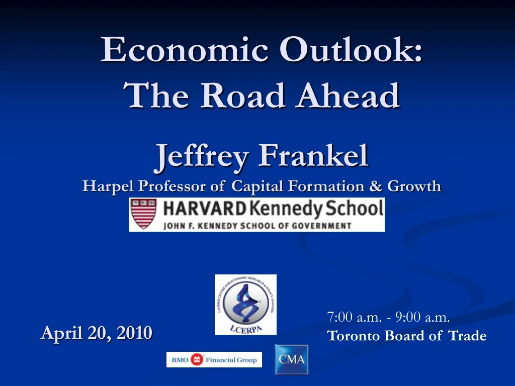 economic outlook the road ahead
