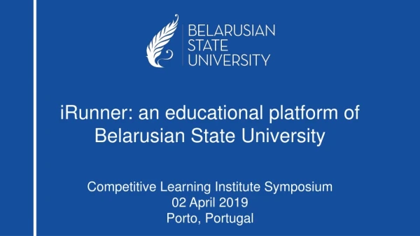 iRunner: an educational platform of Belarusian State University