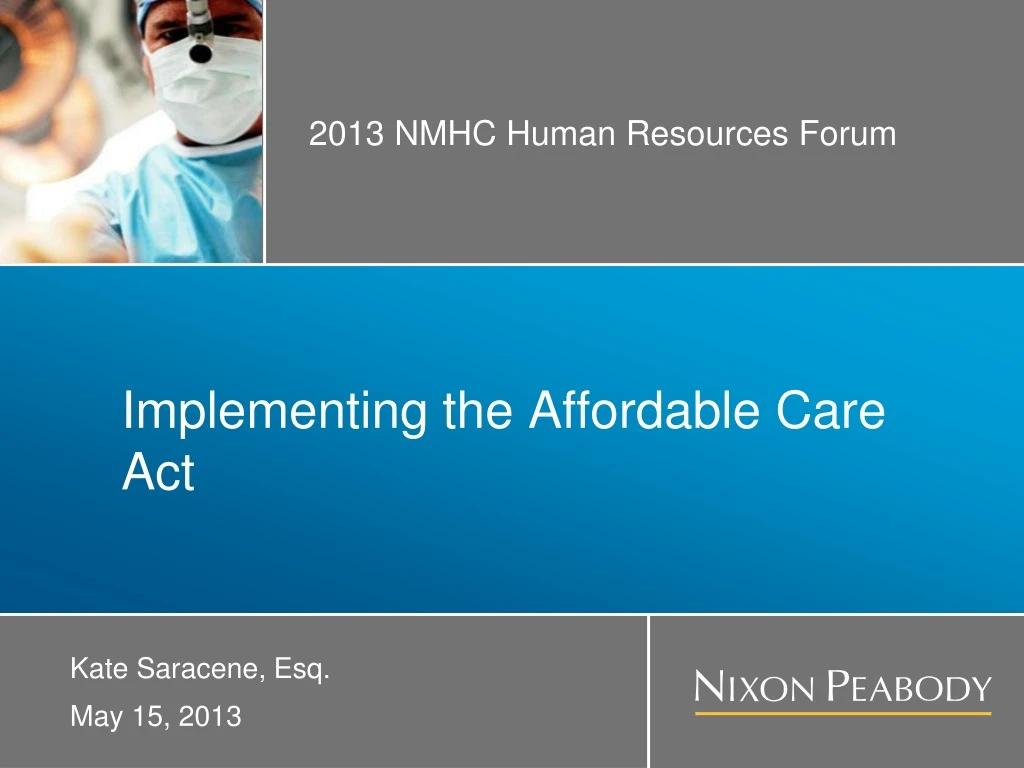 2013 nmhc human resources forum