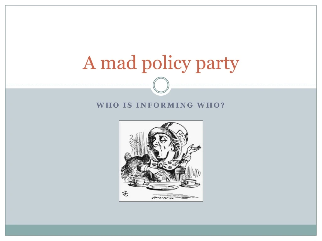 a mad policy party
