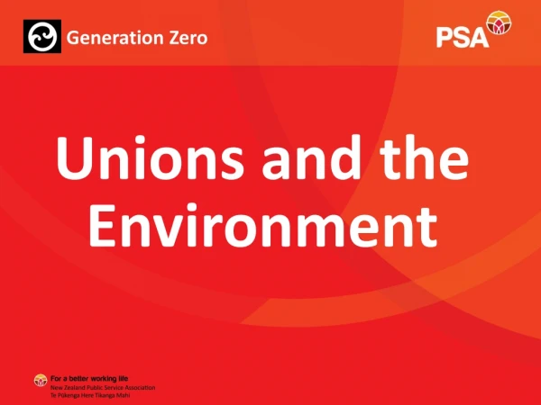 Unions and the Environment