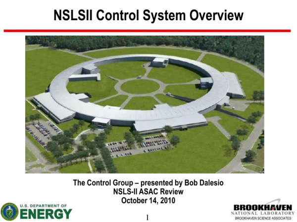 NSLSII Control System Overview