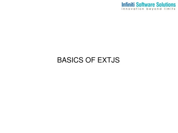 BASICS OF EXTJS