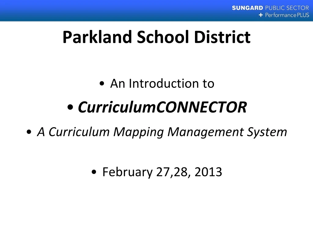 parkland school district