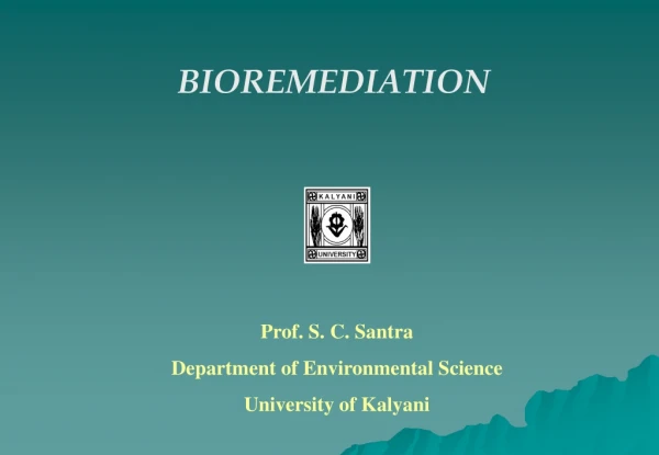 BIOREMEDIATION