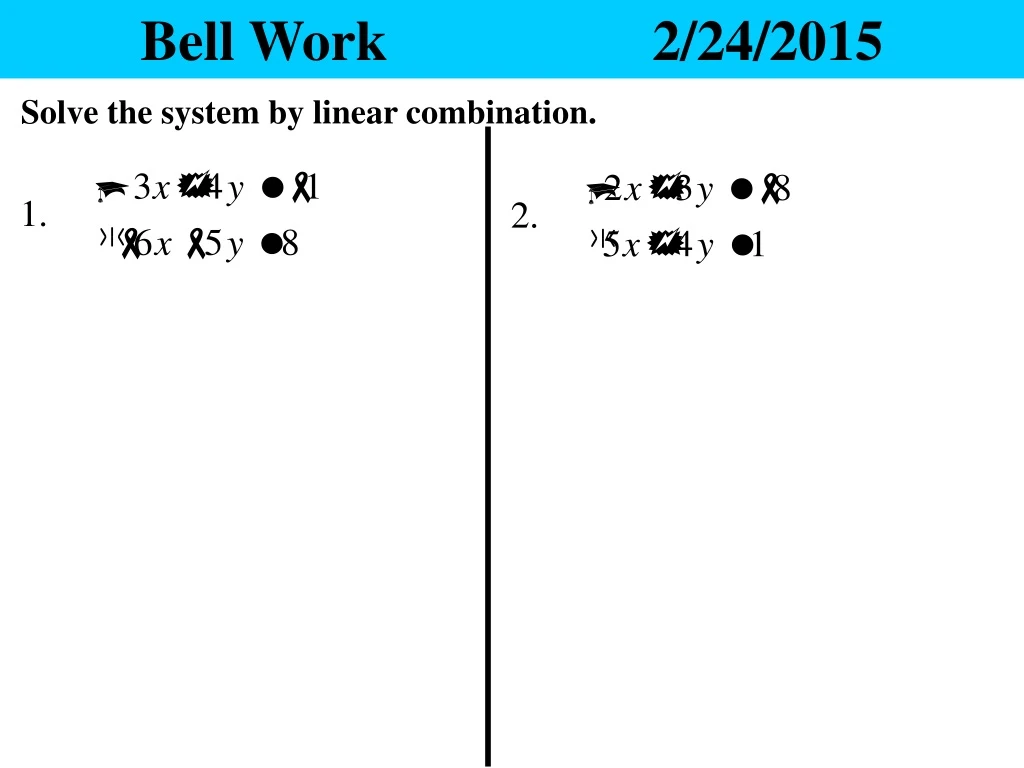 bell work 2 24 2015