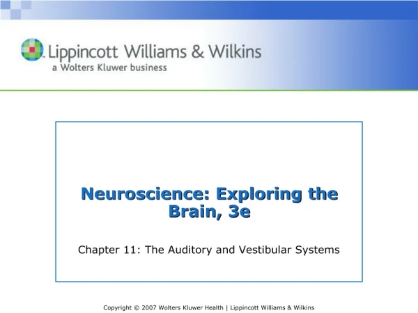 Neuroscience: Exploring the Brain, 3e