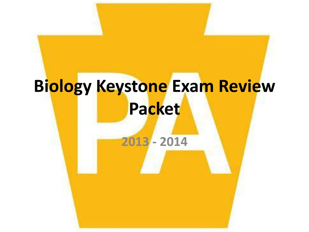 biology keystone exam review packet