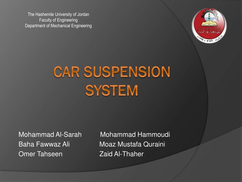 car suspension system
