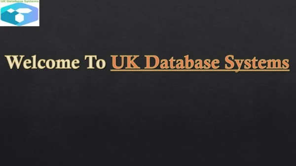 Database Development Company in UK - UK Database Systems