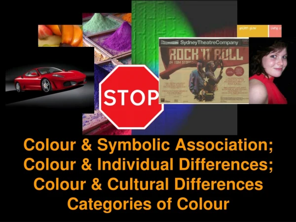 Colour &amp; symbolic association