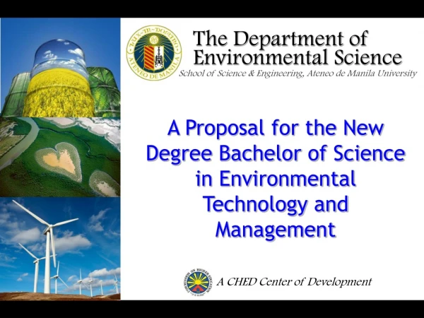The Department of Environmental Science