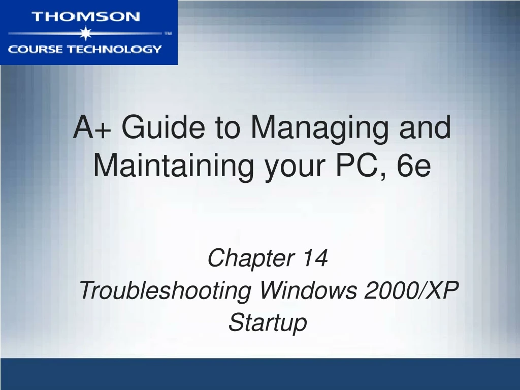 a guide to managing and maintaining your pc 6e