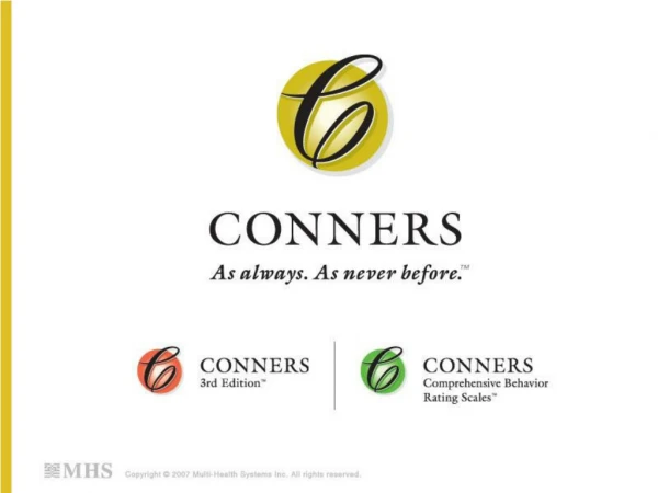 Conners 3