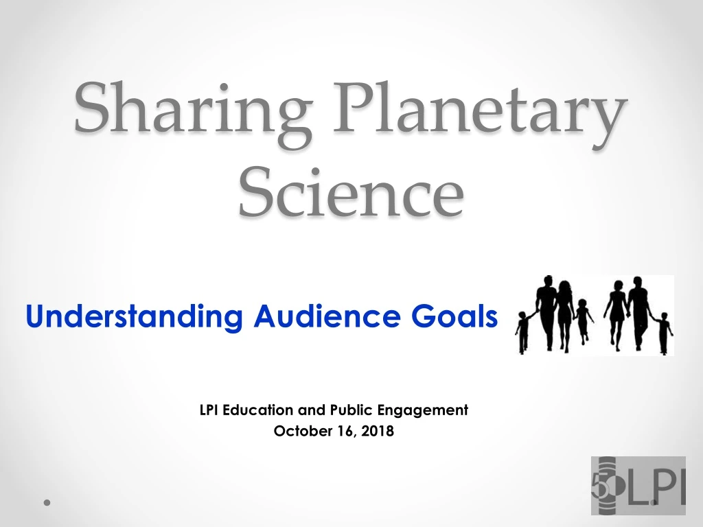 sharing planetary science