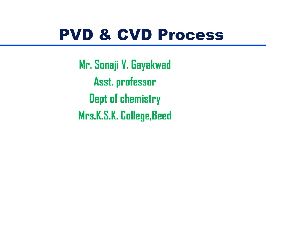 pvd cvd process