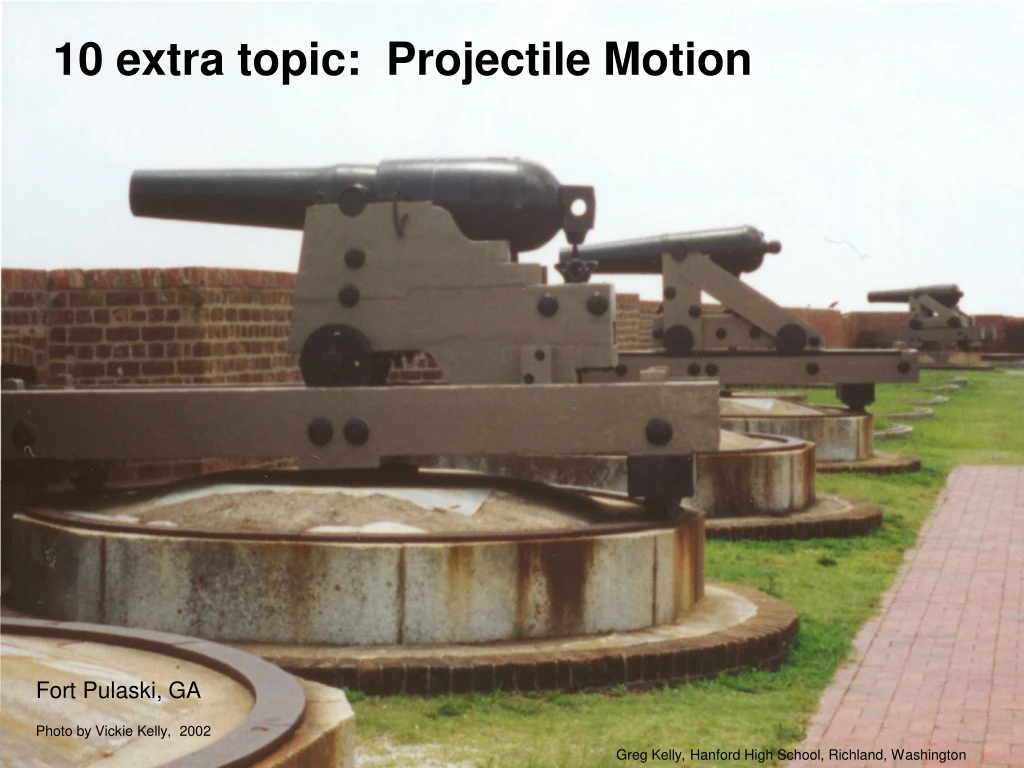 10 extra topic projectile motion