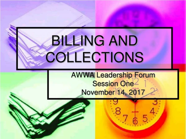 BILLING AND COLLECTIONS