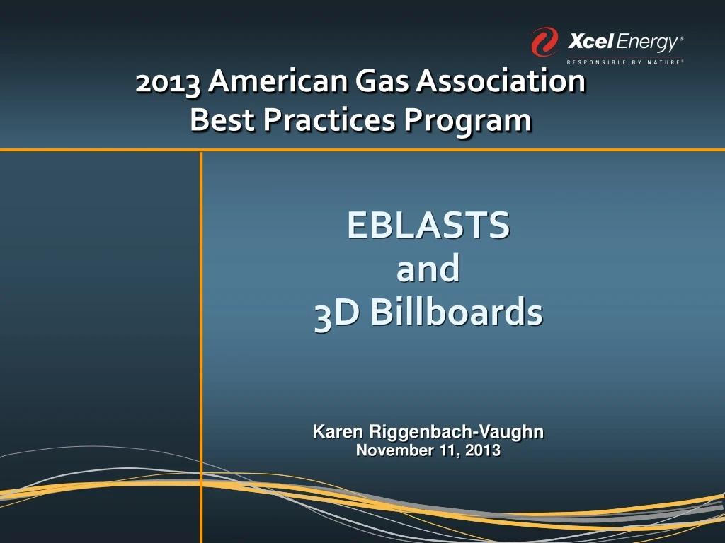 2013 american gas association best practices