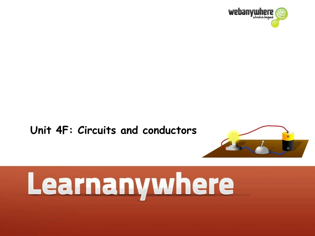 unit 4f circuits and conductors