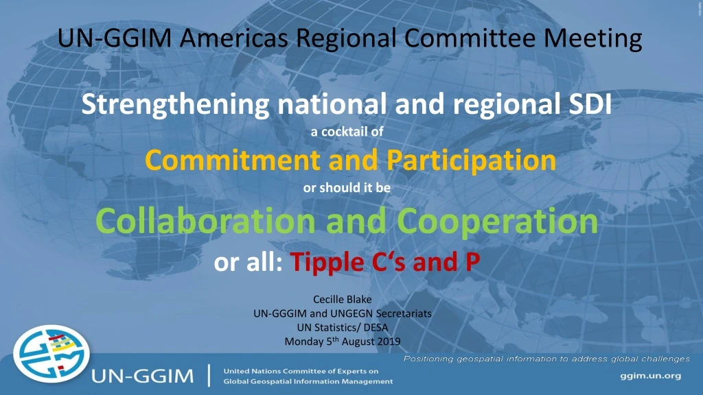 un ggim americas regional committee meeting