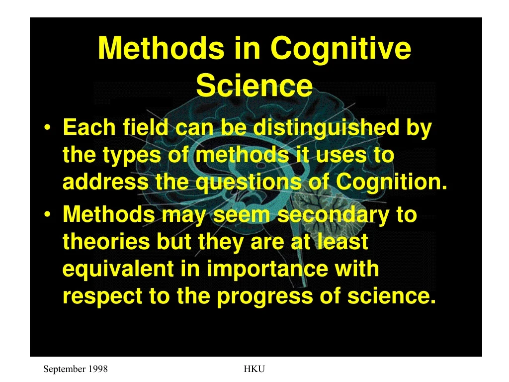 methods in cognitive science
