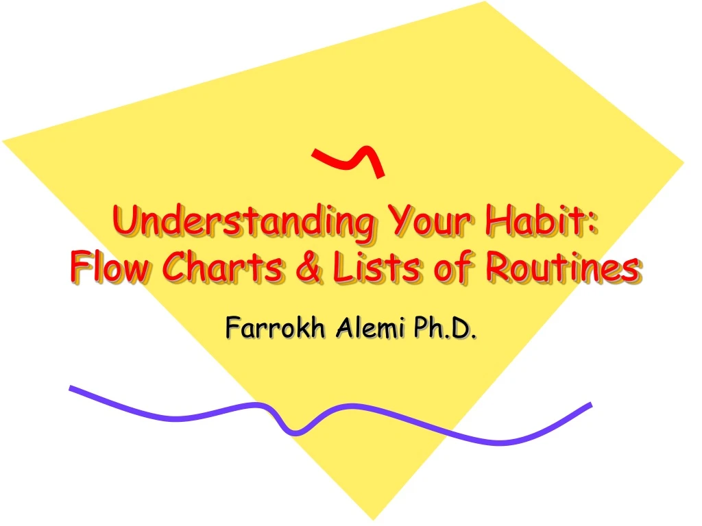 understanding your habit flow charts lists of routines