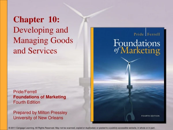 Chapter  10: Developing and Managing Goods and Services