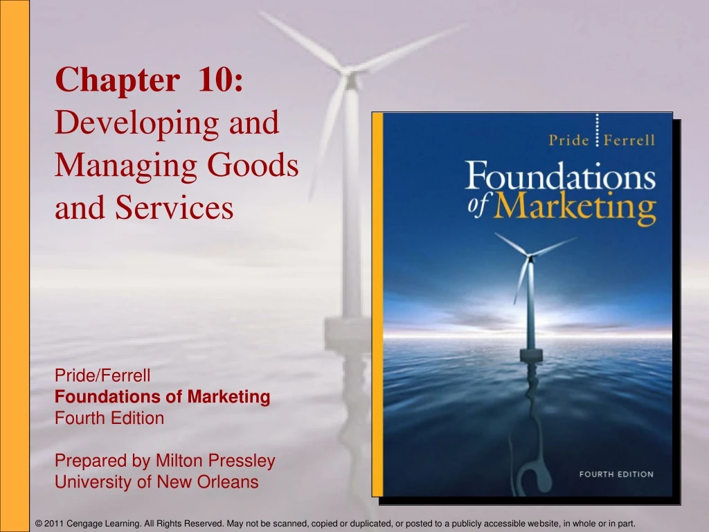 chapter 10 developing and managing goods