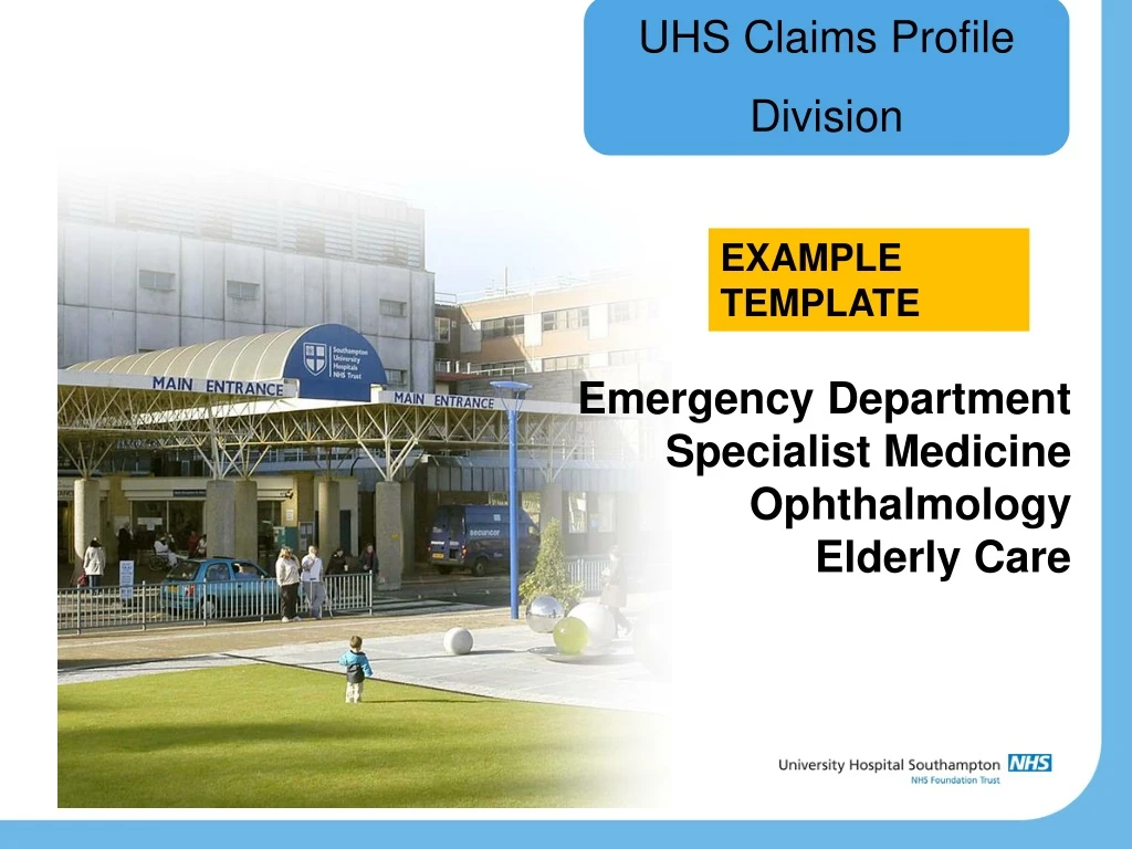 uhs claims profile division