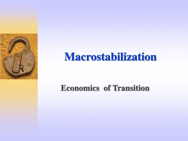 Macrostabilization