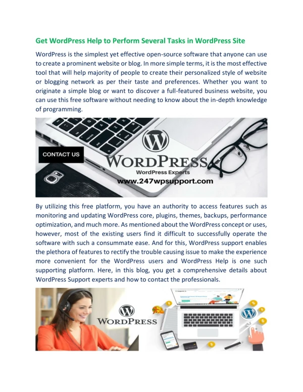 Get WordPress Customer Service Experts