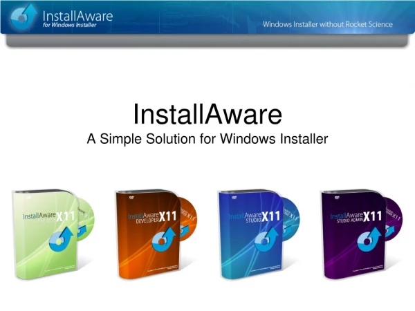 InstallAware A Simple Solution for Windows Installer