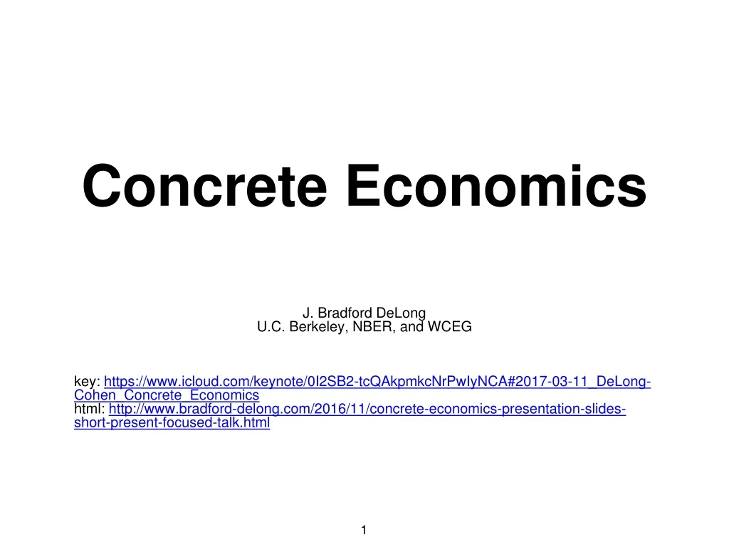 concrete economics