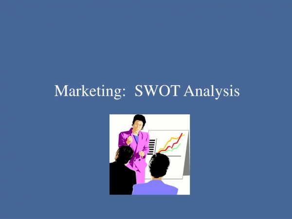 Marketing:  SWOT Analysis