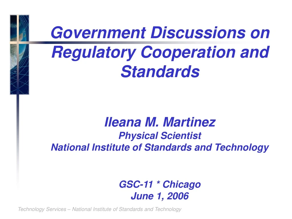 government discussions on regulatory cooperation