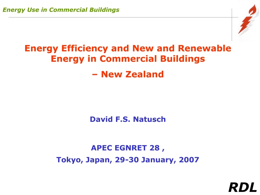 energy use in commercial buildings