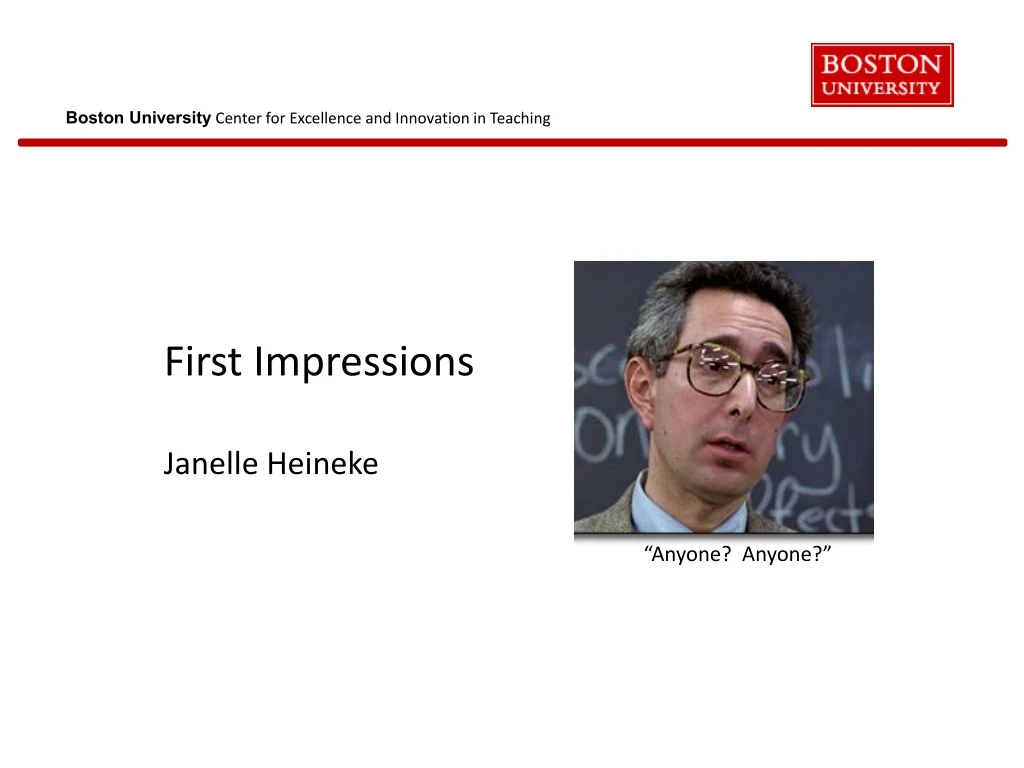 first impressions janelle heineke