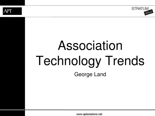 Association Technology Trends