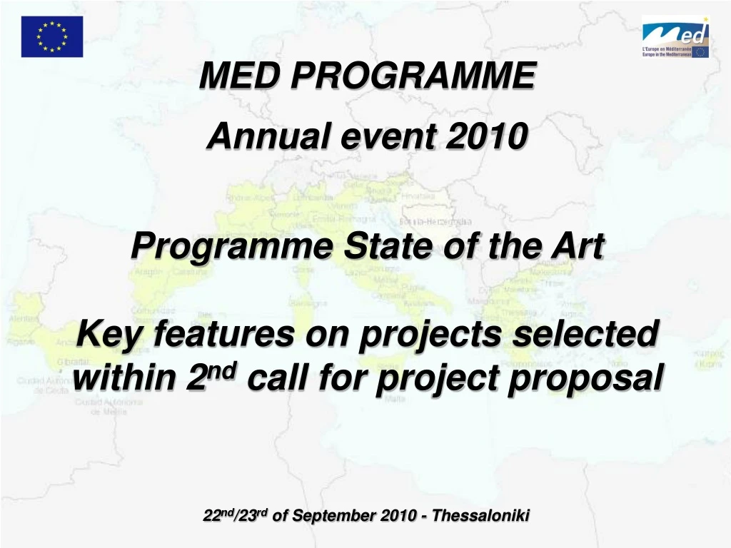 med programme annual event 2010 programme state