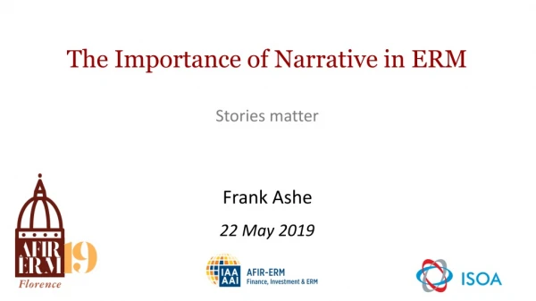 The Importance of Narrative in ERM