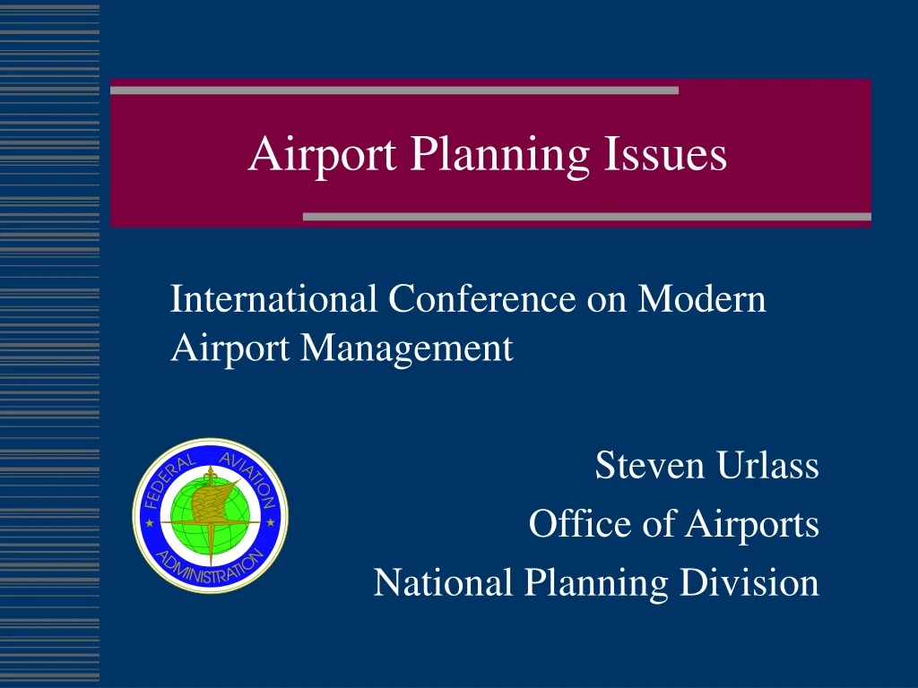 airport planning issues