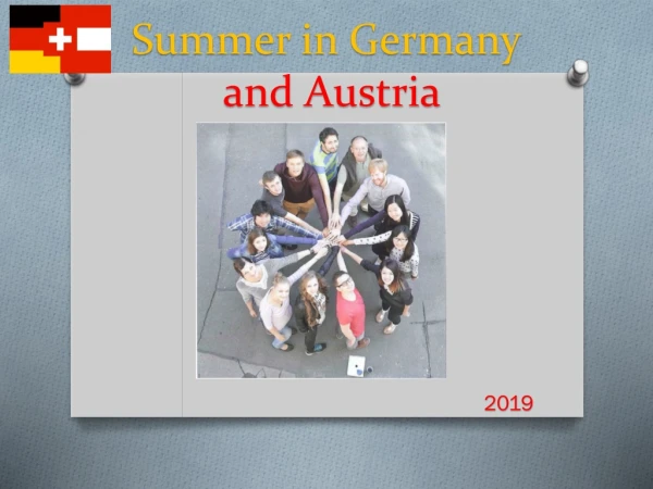 Summer in Germany and Austria