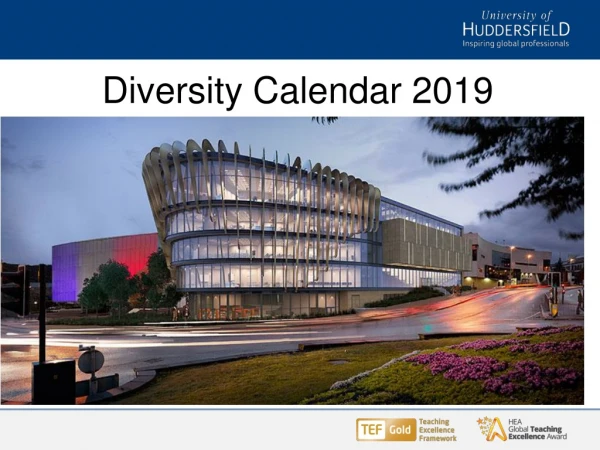 Diversity Calendar 2019