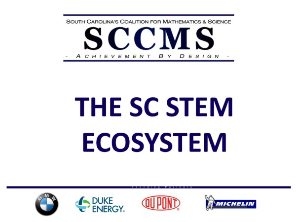 The SC STEM  Ecosystem