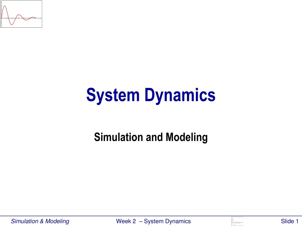 system dynamics