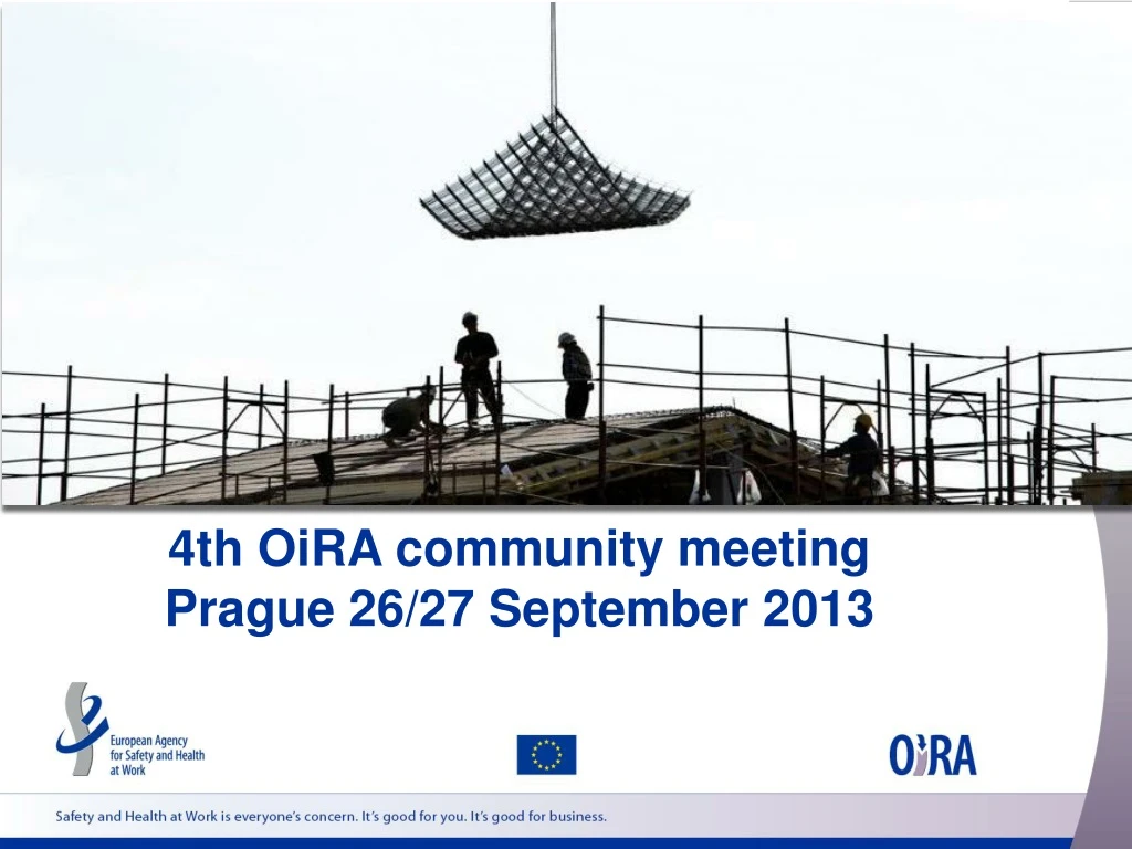 4th oira community meeting prague 26 27 september