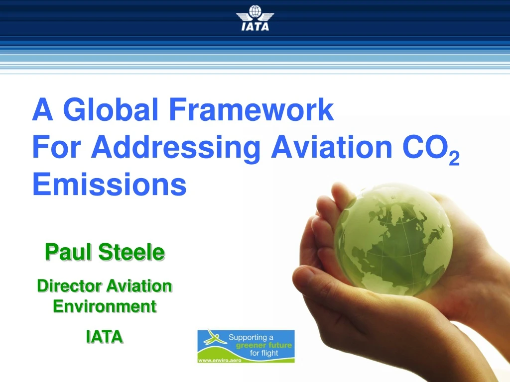 a global framework for addressing aviation co 2 emissions