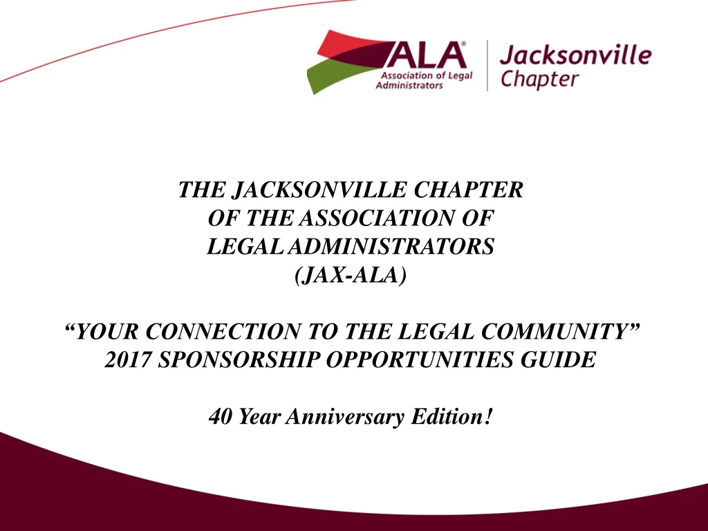 the jacksonville chapter of the association