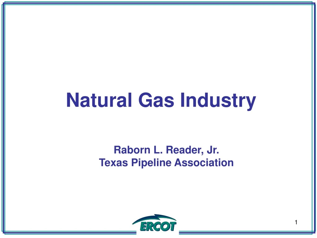 natural gas industry